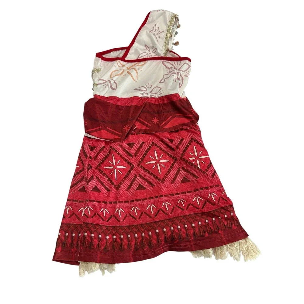New Girls Kids Moana Dress Costume Size 140 (8-10yr)